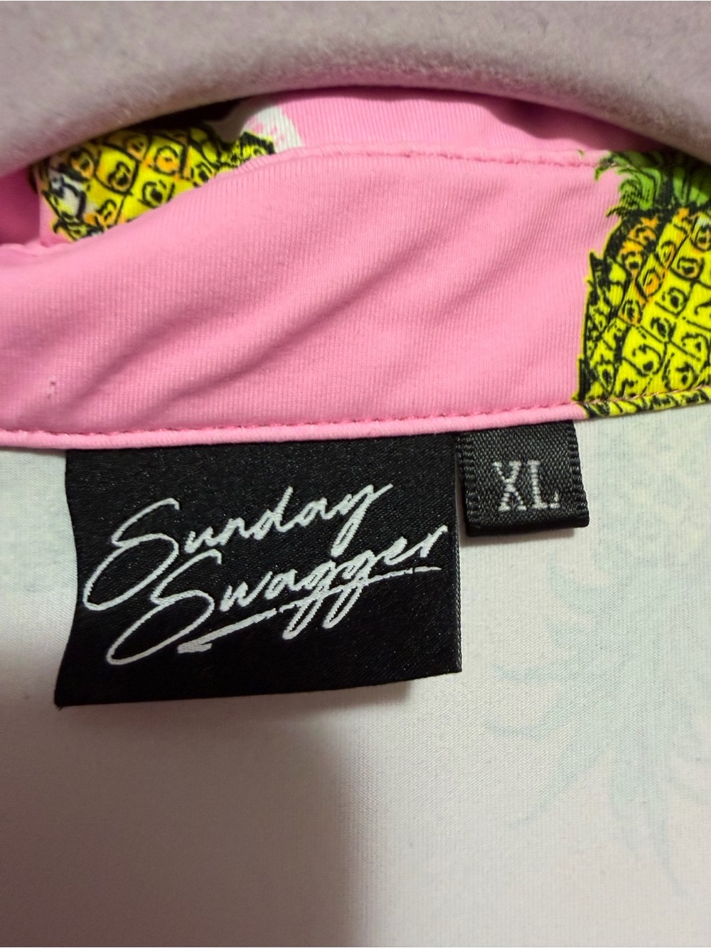 Sunday Swagger Pineapple Golf Polo XL - Picture 4 of 5